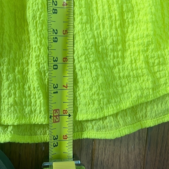 Urban Outfitters Lime Green High Waisted Tiered Ruffle Odessa Midi Skirt Size S - Picture 6 of 9